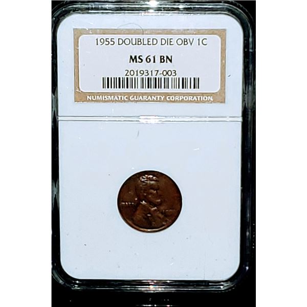 1955 Double Die Cent