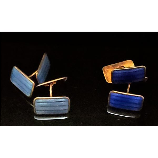 Norne Enameled Cufflinks