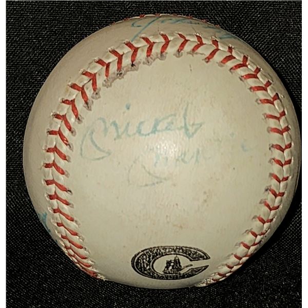 Mickey Mantle Signed Baseball