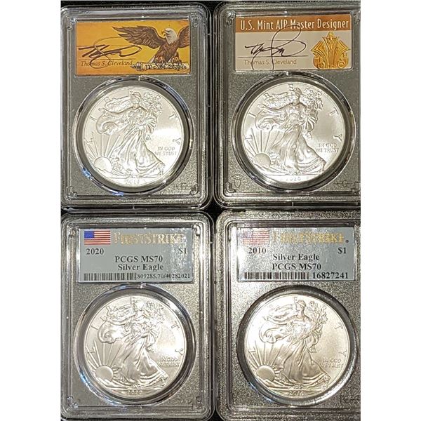 PCGS MS70 Silver Eagles