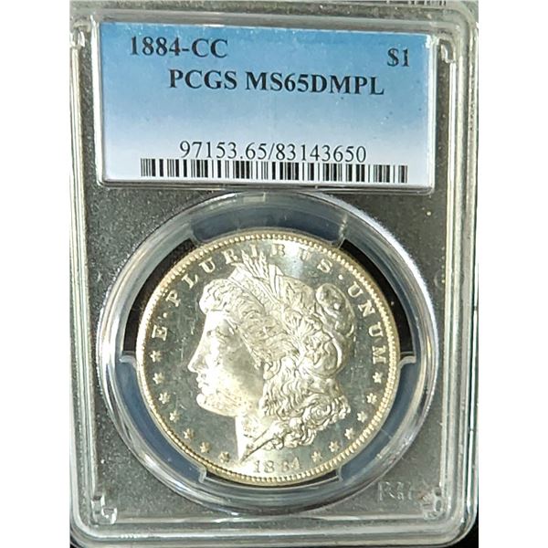 1884 CC Morgan Silver Dollar