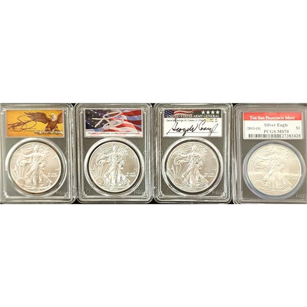 PCGS MS70 Silver Eagles