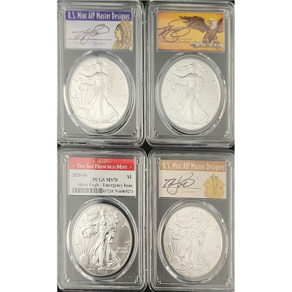 PCGS MS70 Silver Eagles