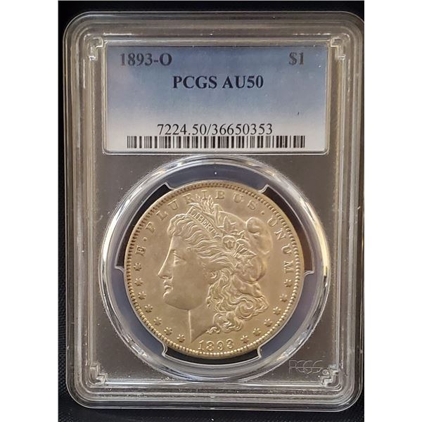 1893 O Morgan Dollar