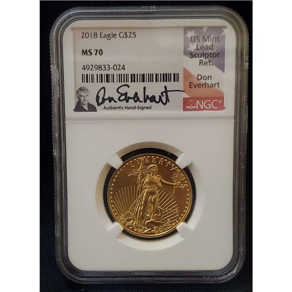 2018 $25 Gold Eagle