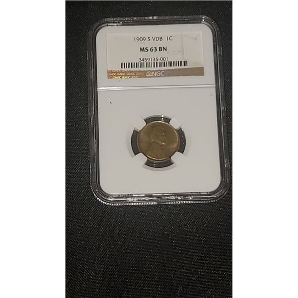 1909 S VDB Cent