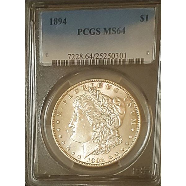 1894 Morgan Silver Dollar