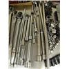 Image 3 : Large Lot of Ratchets, Sockets, Breaker Bars, Torque Wrench, and a set of Snap-On Ratcheting Low-Cle