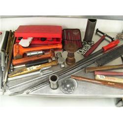 Large Lot of Bluepoint Dead Blow Hammer Set with Interchangeable Striking Faces, Large Group of Punc