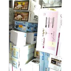 2-Chandaliers:  Old Bronze Finish with Copper Accents, 48" Chain 6 bulbs, 3-Golden Brass 2 Light Fix