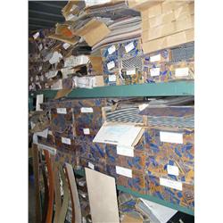 Extremely Huge Lot of Simulated Wood Floor Strips, Various Lengths, widths and colors (16)