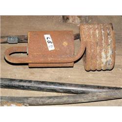 1 Water/Main Shut off Key 14' approx, 1 Water/Main Shut off Key 5'4" Approx, 1 Miller Swivel Concret