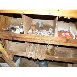 1 Large shutoff valve, 1 metal post driver, 1 Rubber Fuel Hose with shut off valve, 25 ground stakes