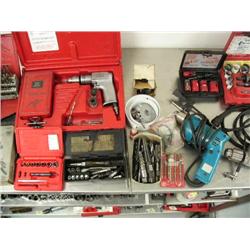 Craftsman Drill Bit Set, Mac 3/8" Heavy Duty Reversible Air Drill Kit, Milwaukee Drill, Makita Drill