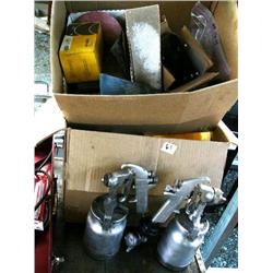 Two Spray Guns and Attachments  (1)