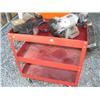 Image 1 : Three Shelf Matco Shop Cart and 6" Bench Grinder by Skil Model 3396 and bench Vise grip  (1)
