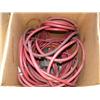 Image 3 : Large Assortment of 4 boxes of: Air Hoses Metal Cable, Extension Cords, Drip Pans, etc.  (1)