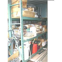 CHOICE on 9 Metal and Wood Shelves with 3 Shelves 6' Tall Green (16)