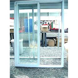 New Sliding Glass Door 5' Wide x 6' 10" H Left Hand Operator Inside Room Value $450 (16)