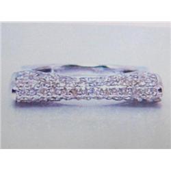 Diamond Lady's Ring, 14k White Gold, Diamonds are Full cut, approximately 1 carats.  Estimated Repla