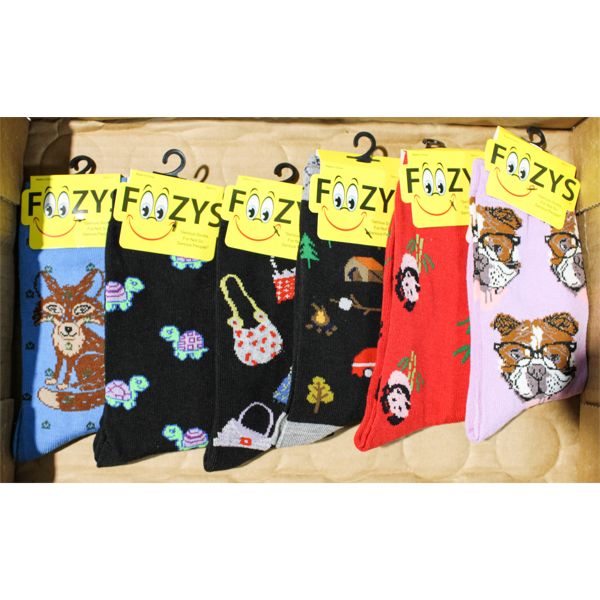 FOOZYS NOVELTY SOCKS - FOX PANDA CAMPING