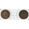 Image 2 : 1906 & 1919 CANADIAN LARGE PENNIES
