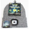 Image 1 : GREY ULTRA BRIGHT LED TUQUE, 120 LUMEN