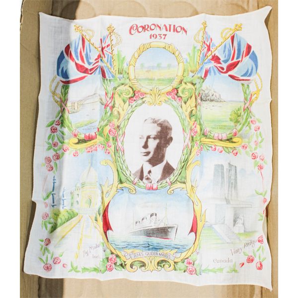 CORONATION OF KING GEORGE VI HANDKERCHIEF