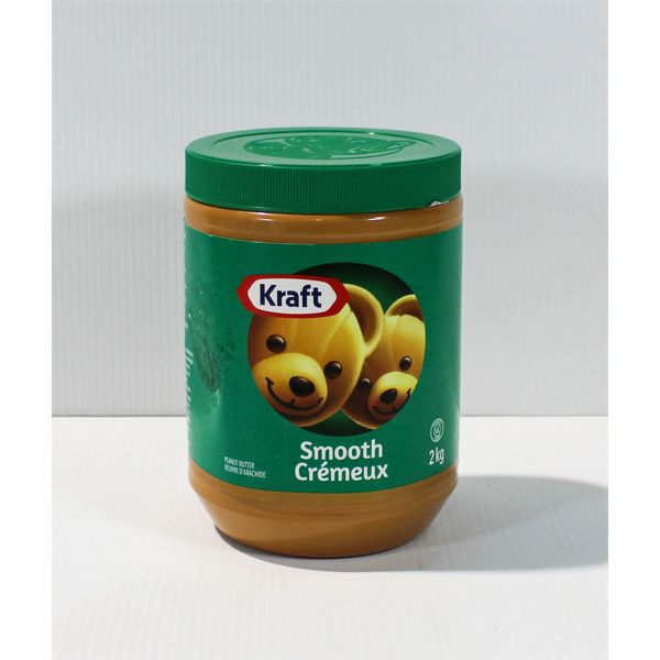 KRAFT SMOOTH PEANUT BUTTER 2 KG RETAIL PRICE 10.47