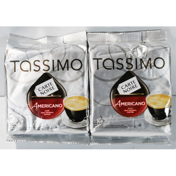 2PKS TASSIMO CARTE AMERICANO COFFEE 