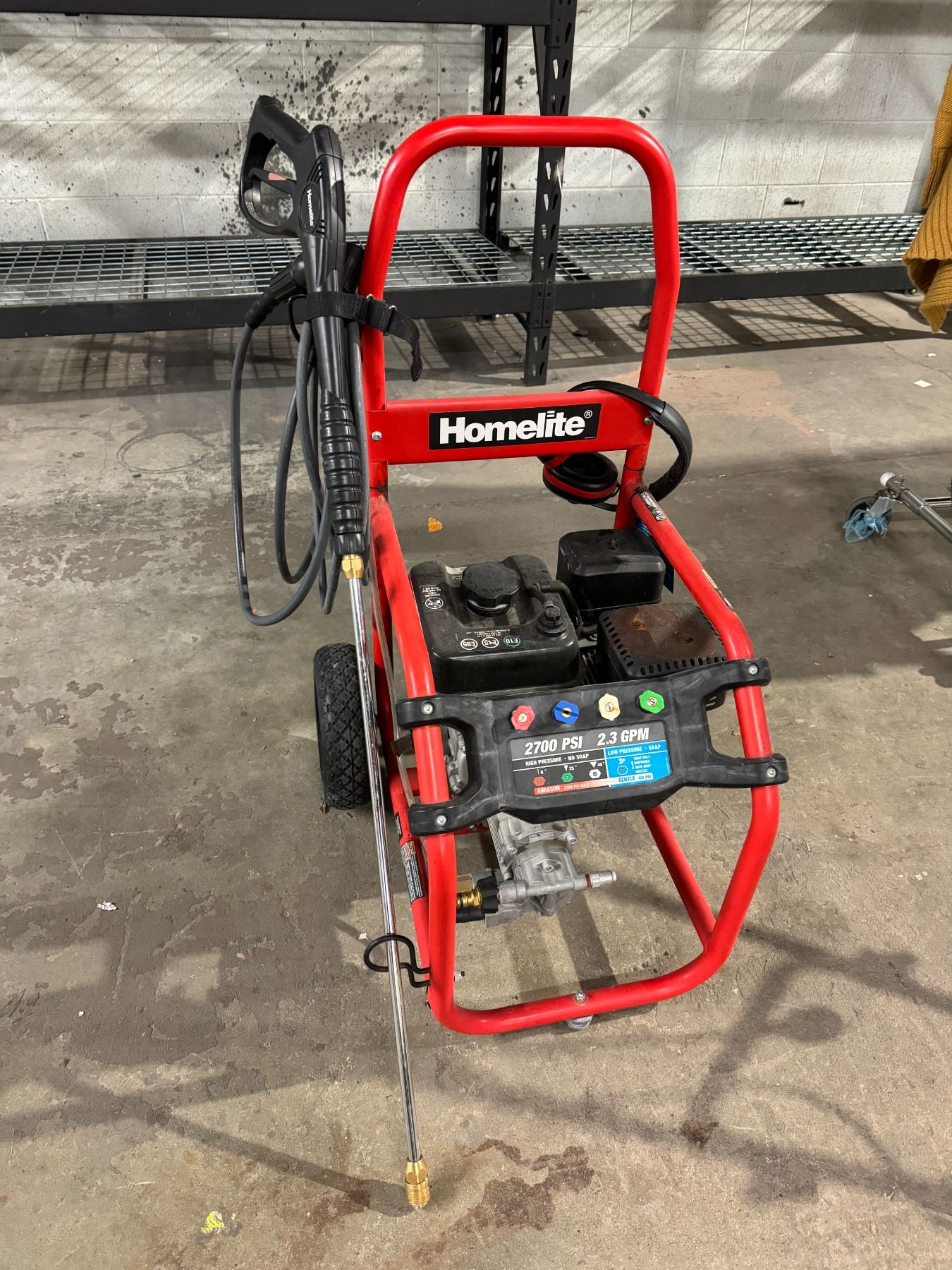 Homelite pressure washer