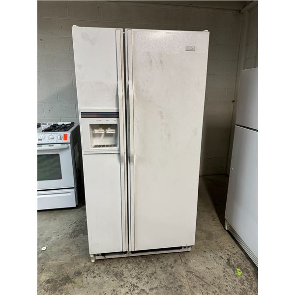 Side by side fridge/freezer from estate