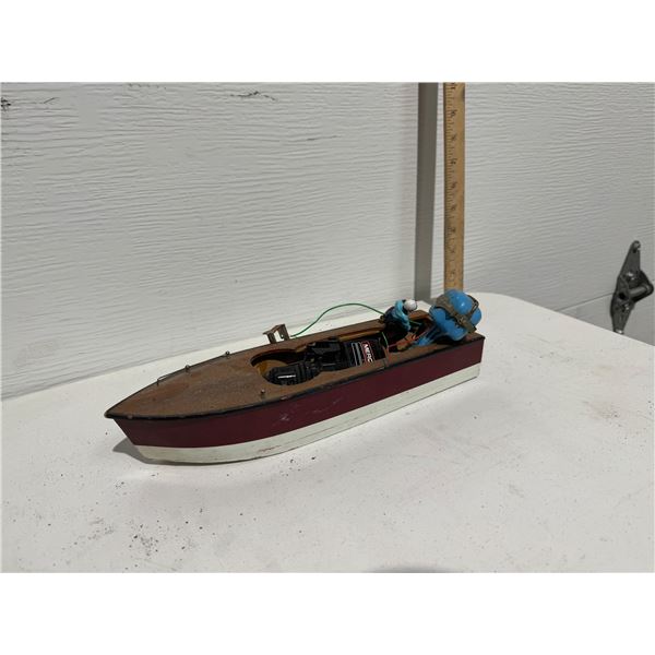 Toy wood boat