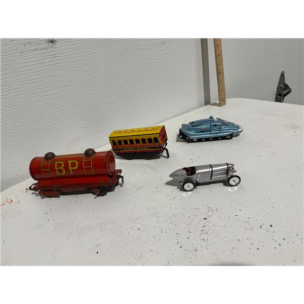 Tin trains and other toys