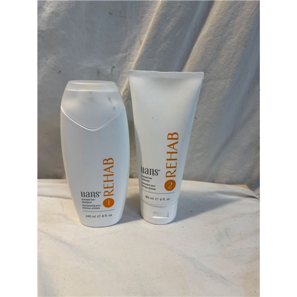 UANS stressed hair shampoo and treatment