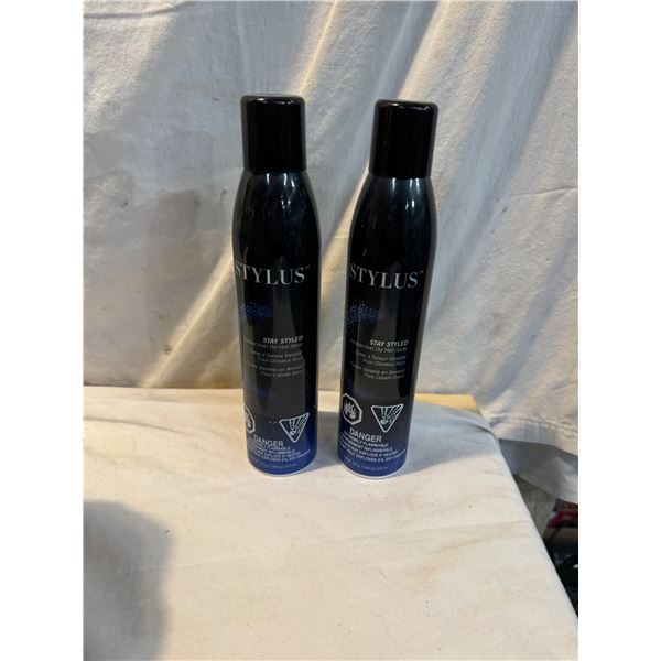 Stylus variable hold dry hair spray