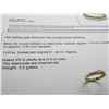 Image 3 : 14K YG Diamond Ring w/9 Round Cut Diamonds 3.5g - Replacement Value -