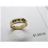 Image 1 : 14K YG Diamond Band w/5 Round Cut Diamonds 4.8g - Replacement Value