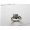 Image 2 : 14K WG Diamond Ring w/17 Round Cut Diamonds 5.3g - Diamonds Are Prong/