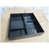 Image 2 : Box of Plastic Divided Trays