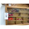 Image 2 : Wooden Wall Display w/Die Cast Cars, Nautical Wall Bell