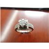 Image 3 : 14K WG Diamond Ring w/7 Round Cut Diamonds and 86 Round Cut