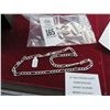 Image 1 : Sterling Silver 22" Figaro Necklace 22g