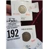 Image 1 : 2-Seated Liberty Dime, Shield Nickel - Rare - 2 X $