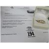 Image 1 : 14K YG Diamond Ring w/5 Round Cut Diamonds 10.4g . Diamonds Are Knife