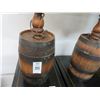 Image 2 : Whiskey Barrel Lamps - Pair