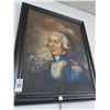 Image 1 : Framed Oil On Canvas Provincial Soldier - 20 x 30