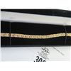 Image 2 : 18K YG Diamond Bracelet w/154 Round Cut Diamonds 25.0g.  Diamonds