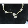 Image 2 : 14K YG Diamond Necklace w/48 Round Cut Diamonds 19.4g - Replacement