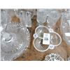 Image 2 : Large Lot of Asst. Pressed Glass, Dishes, Bowls, Ashtrays, Candlesticks, Lamps